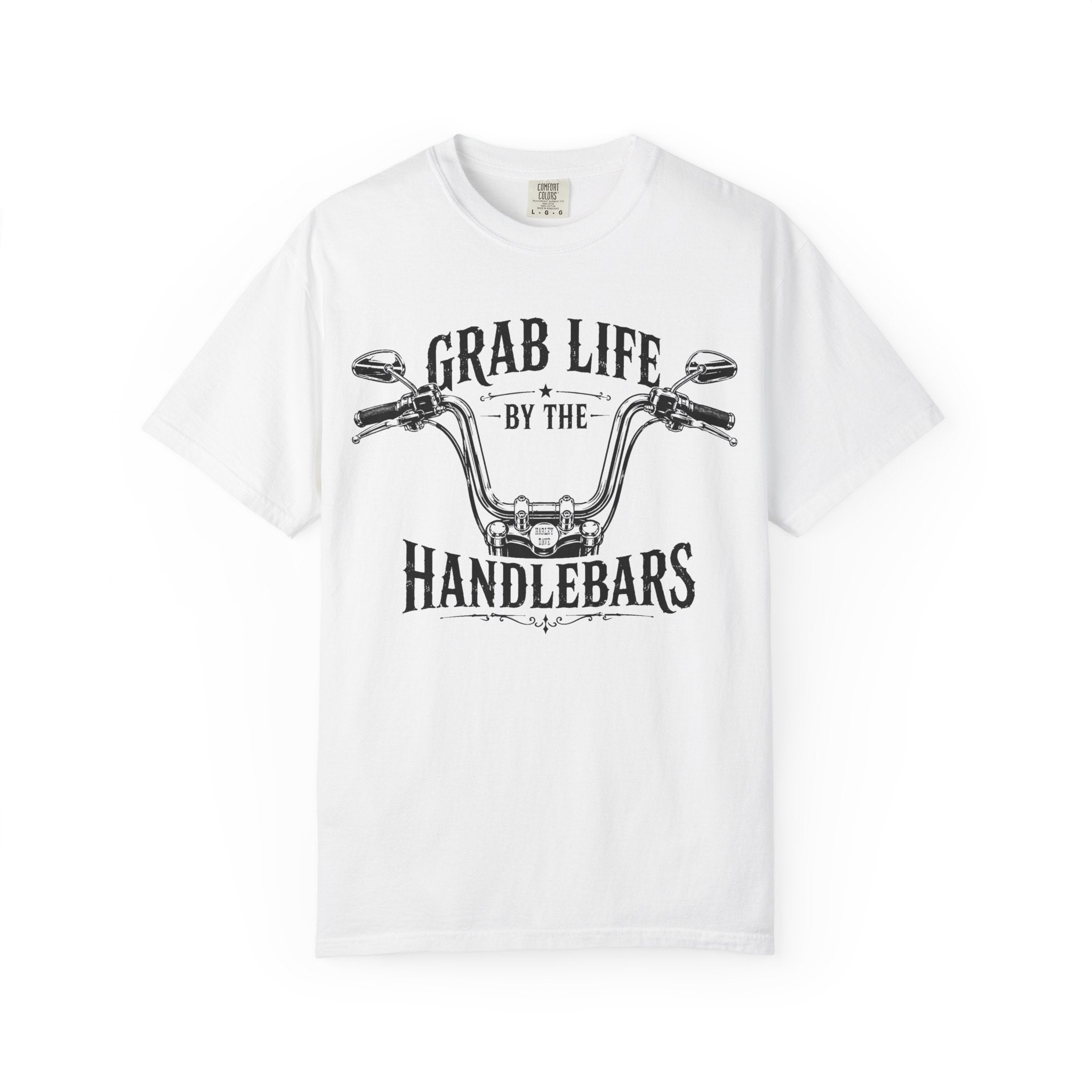 "Grab Life by the Handlebars" Motorcycle Tee