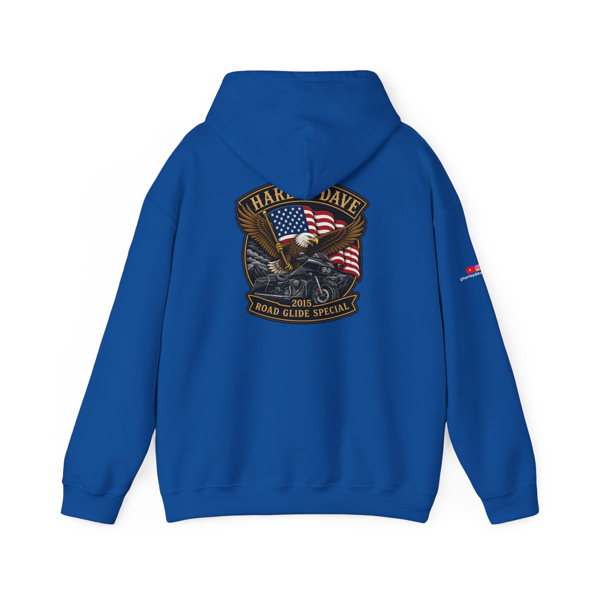"Harley Dave 2015 Road Glide Special American Eagle" Hoodie