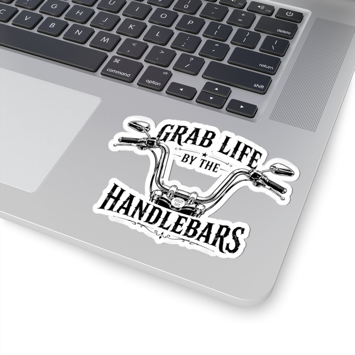 "Grab Life by the Handlebars" Motorcycle Sticker