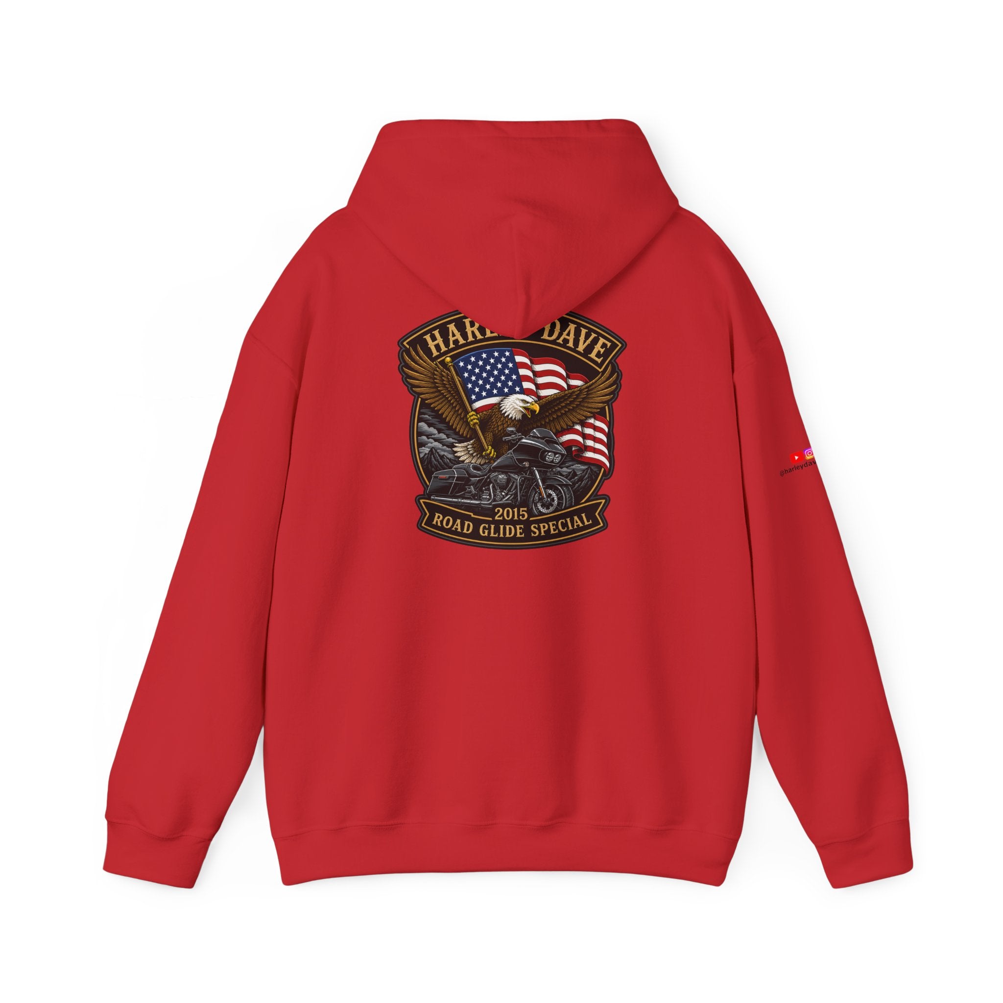 "Harley Dave 2015 Road Glide Special American Eagle" Hoodie