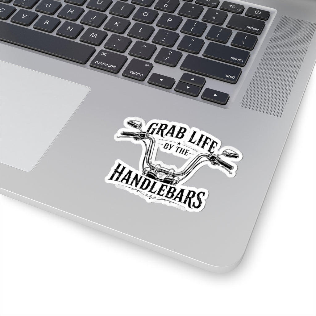 "Grab Life by the Handlebars" Motorcycle Sticker