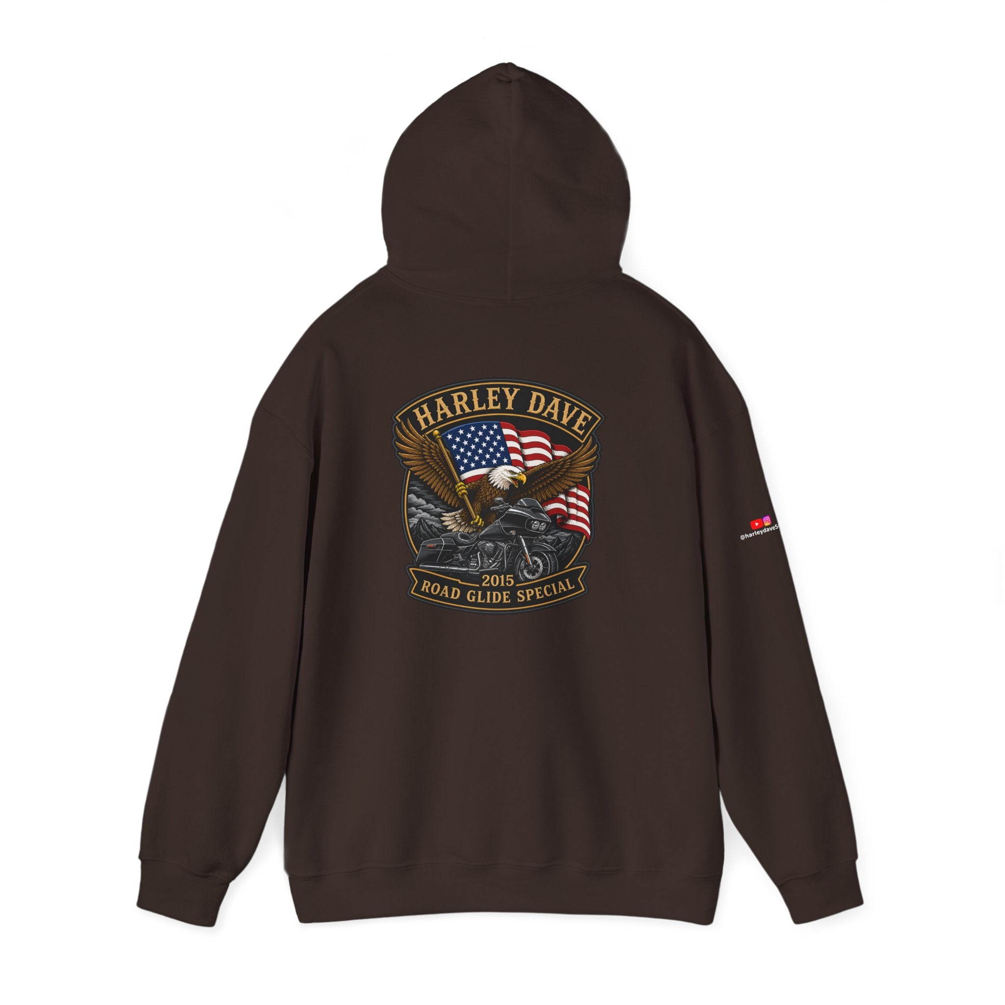 "Harley Dave 2015 Road Glide Special American Eagle" Hoodie