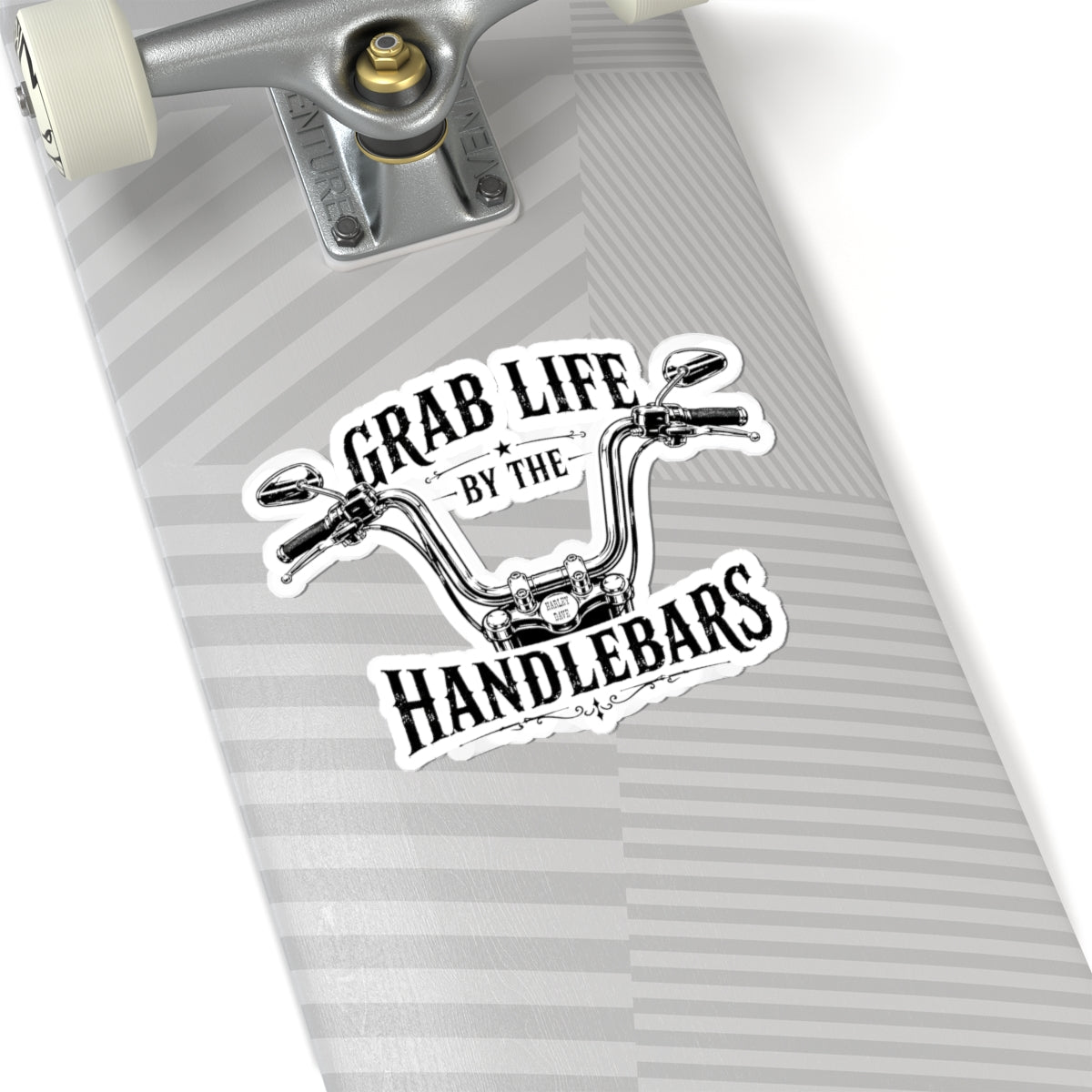 "Grab Life by the Handlebars" Motorcycle Sticker