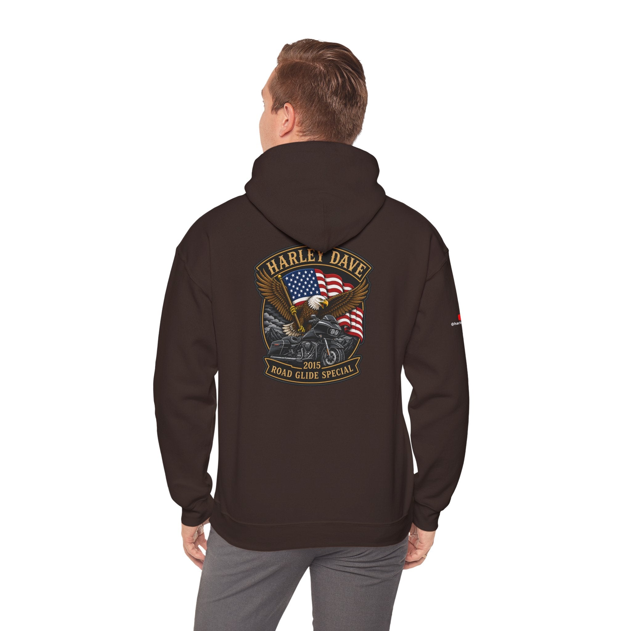 "Harley Dave 2015 Road Glide Special American Eagle" Hoodie