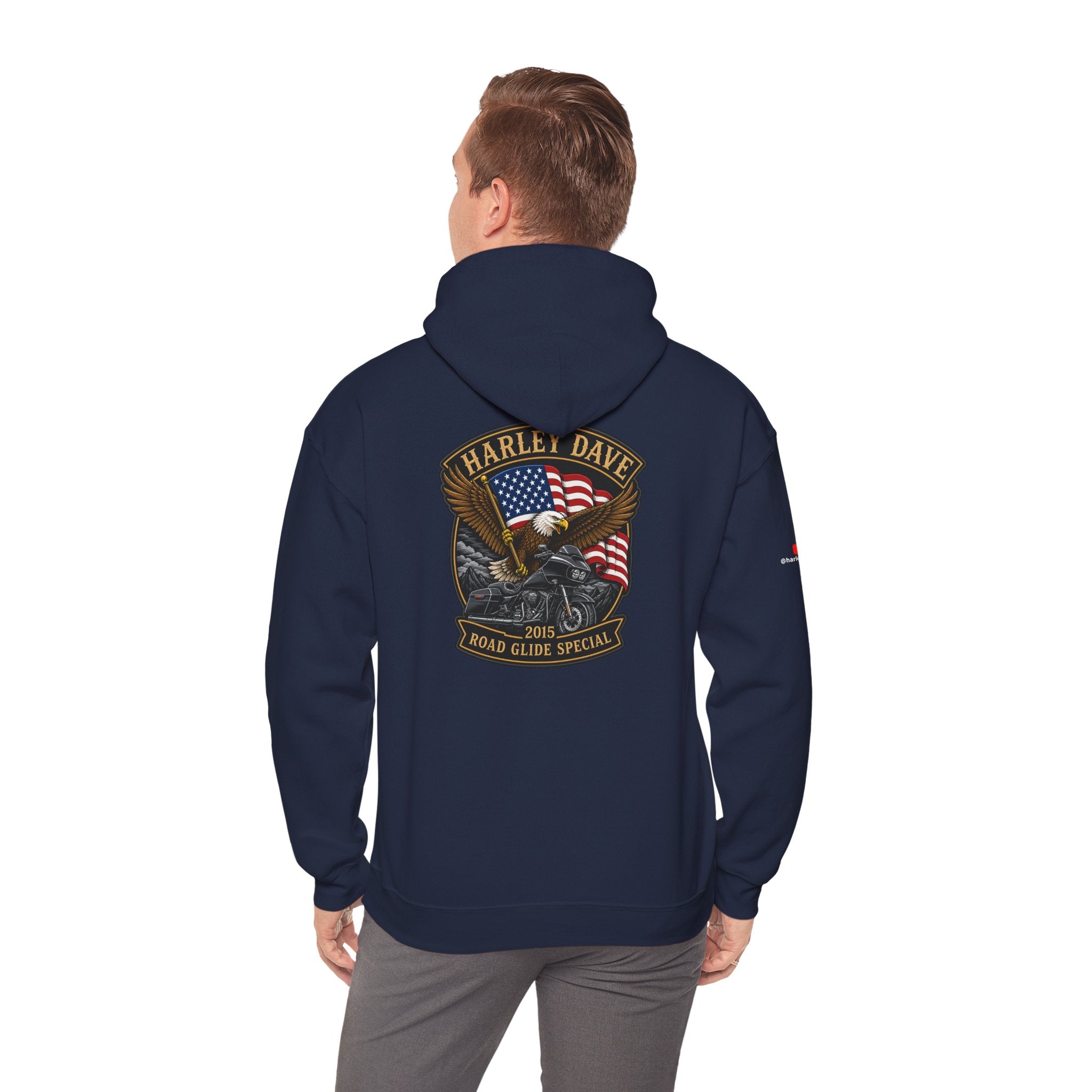 "Harley Dave 2015 Road Glide Special American Eagle" Hoodie