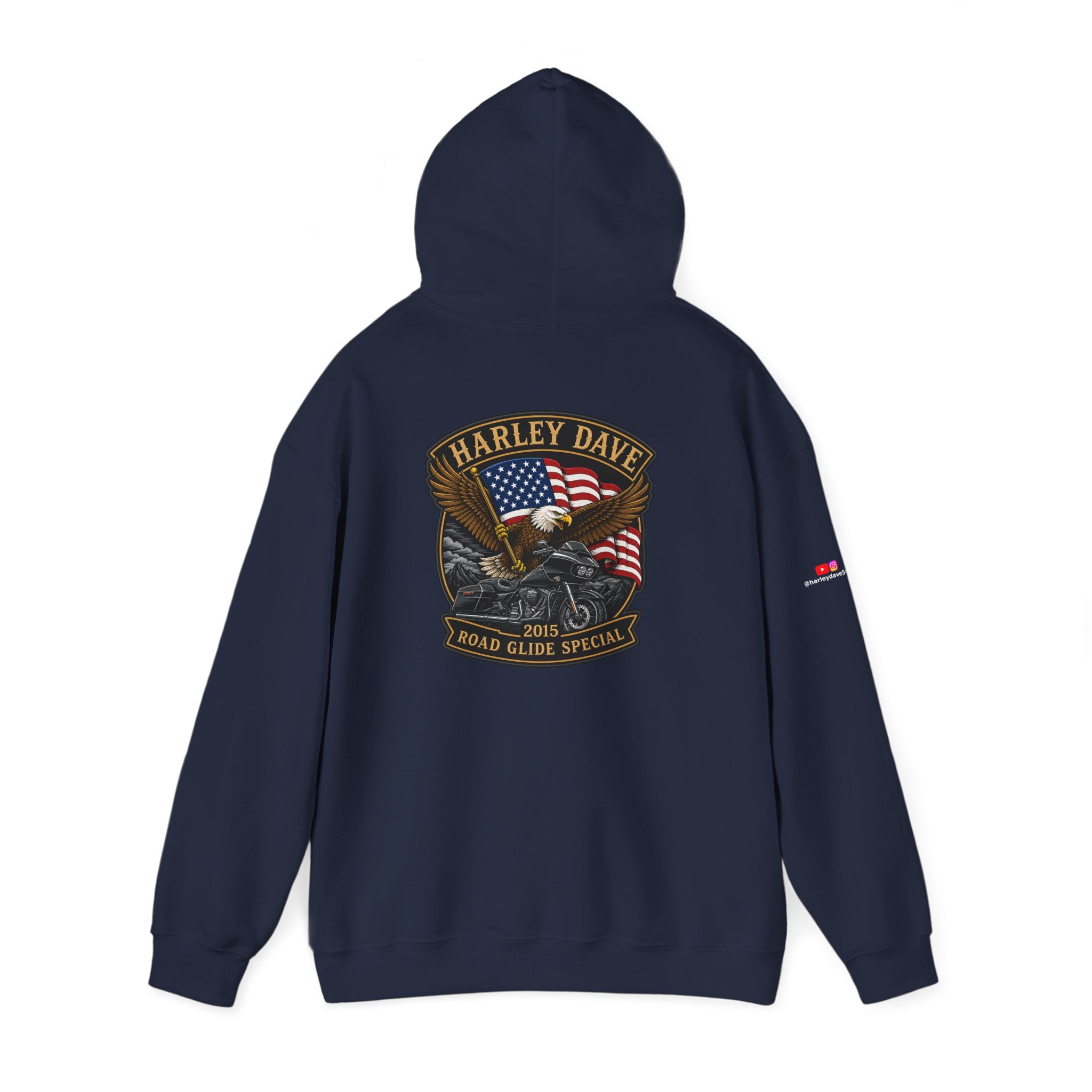 "Harley Dave 2015 Road Glide Special American Eagle" Hoodie