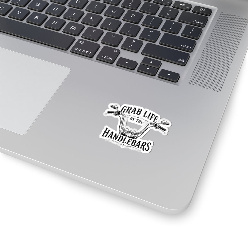 "Grab Life by the Handlebars" Motorcycle Sticker