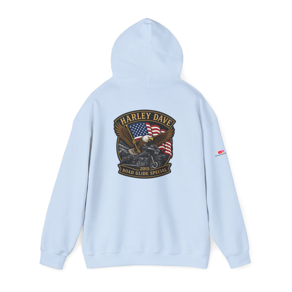 "Harley Dave 2015 Road Glide Special American Eagle" Hoodie
