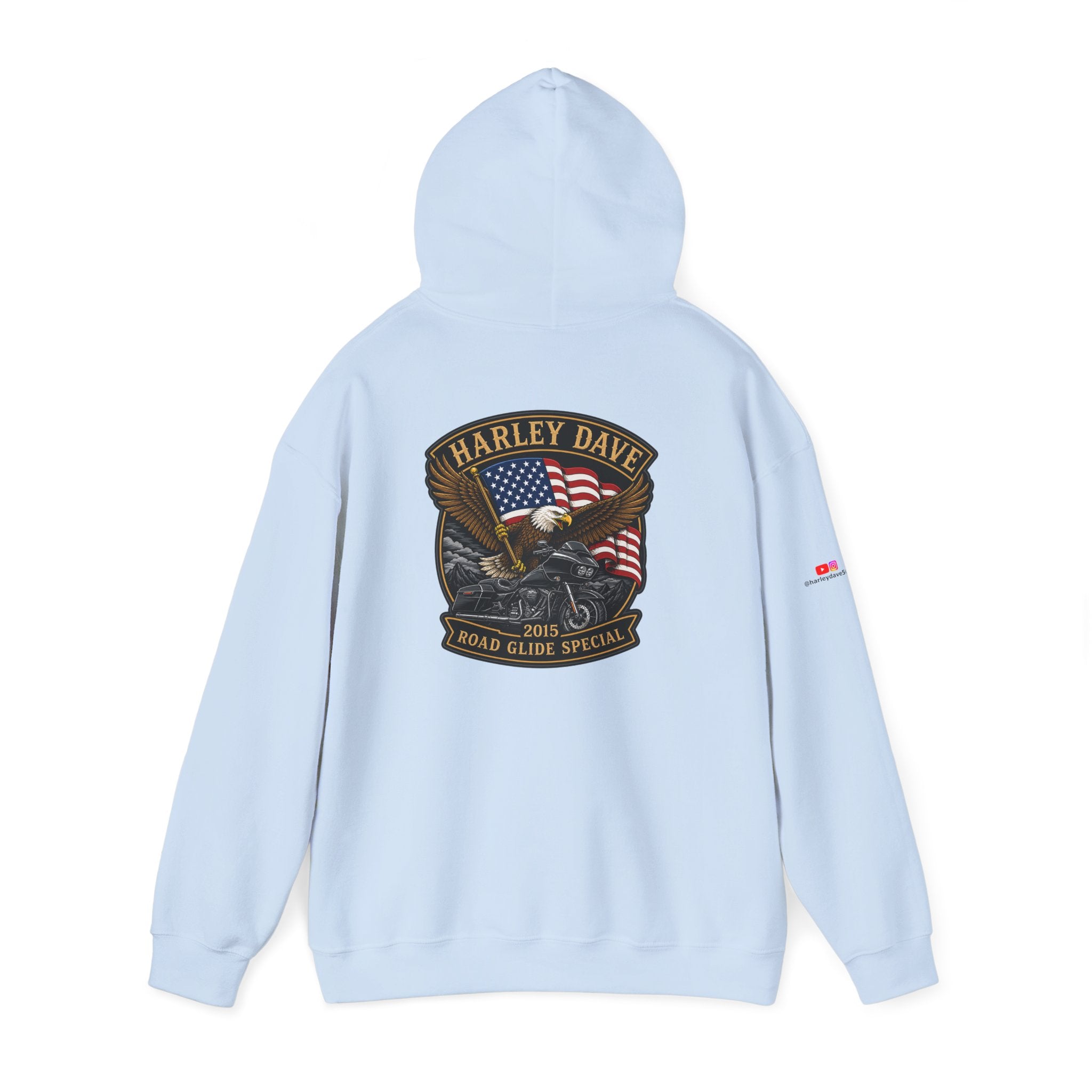 "Harley Dave 2015 Road Glide Special American Eagle" Hoodie