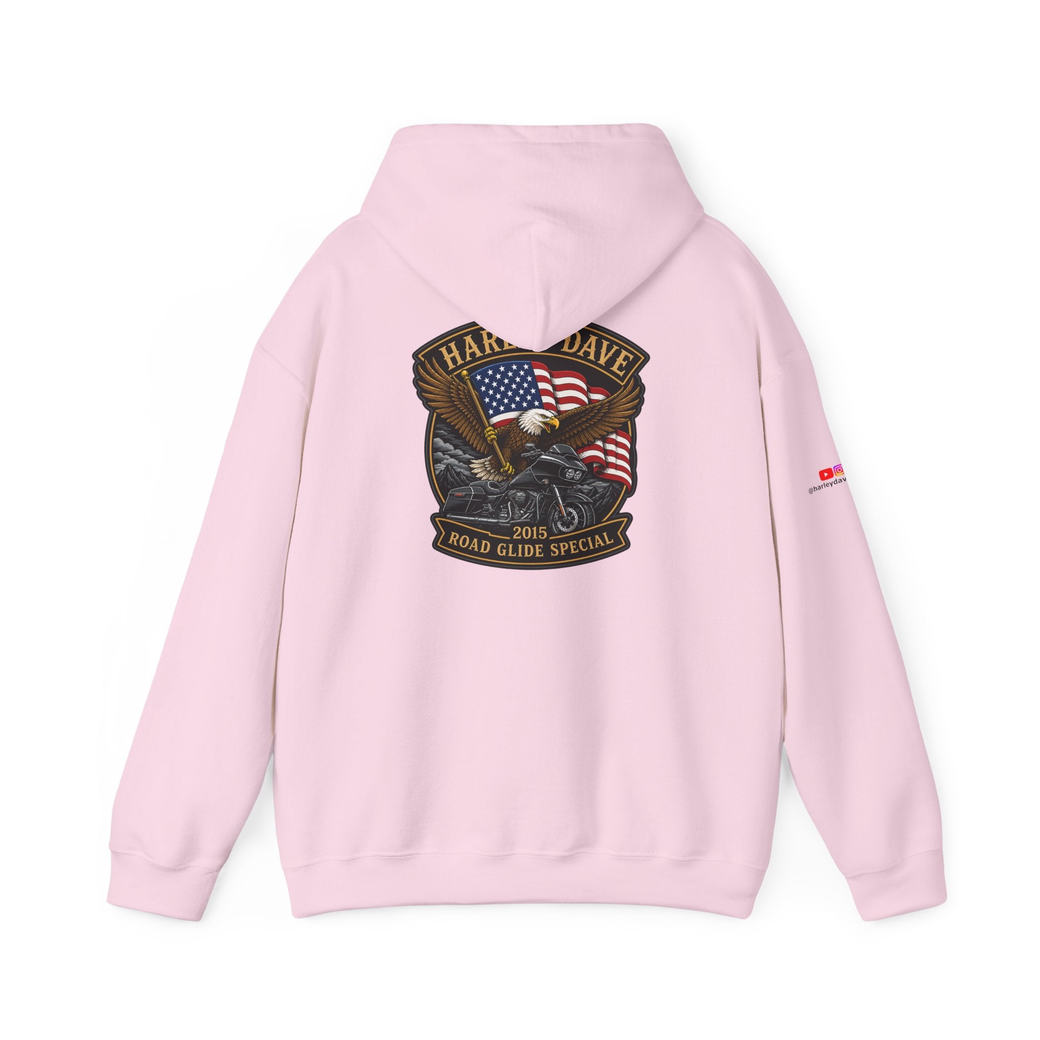 "Harley Dave 2015 Road Glide Special American Eagle" Hoodie