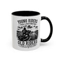 "Young Riders Pick a Destination, Old Riders Pick a Direction" Coffee Mug