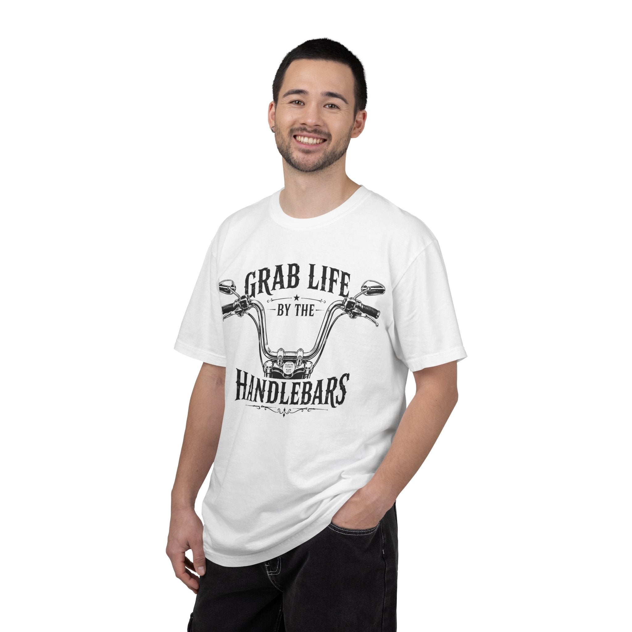 "Grab Life by the Handlebars" Motorcycle Tee