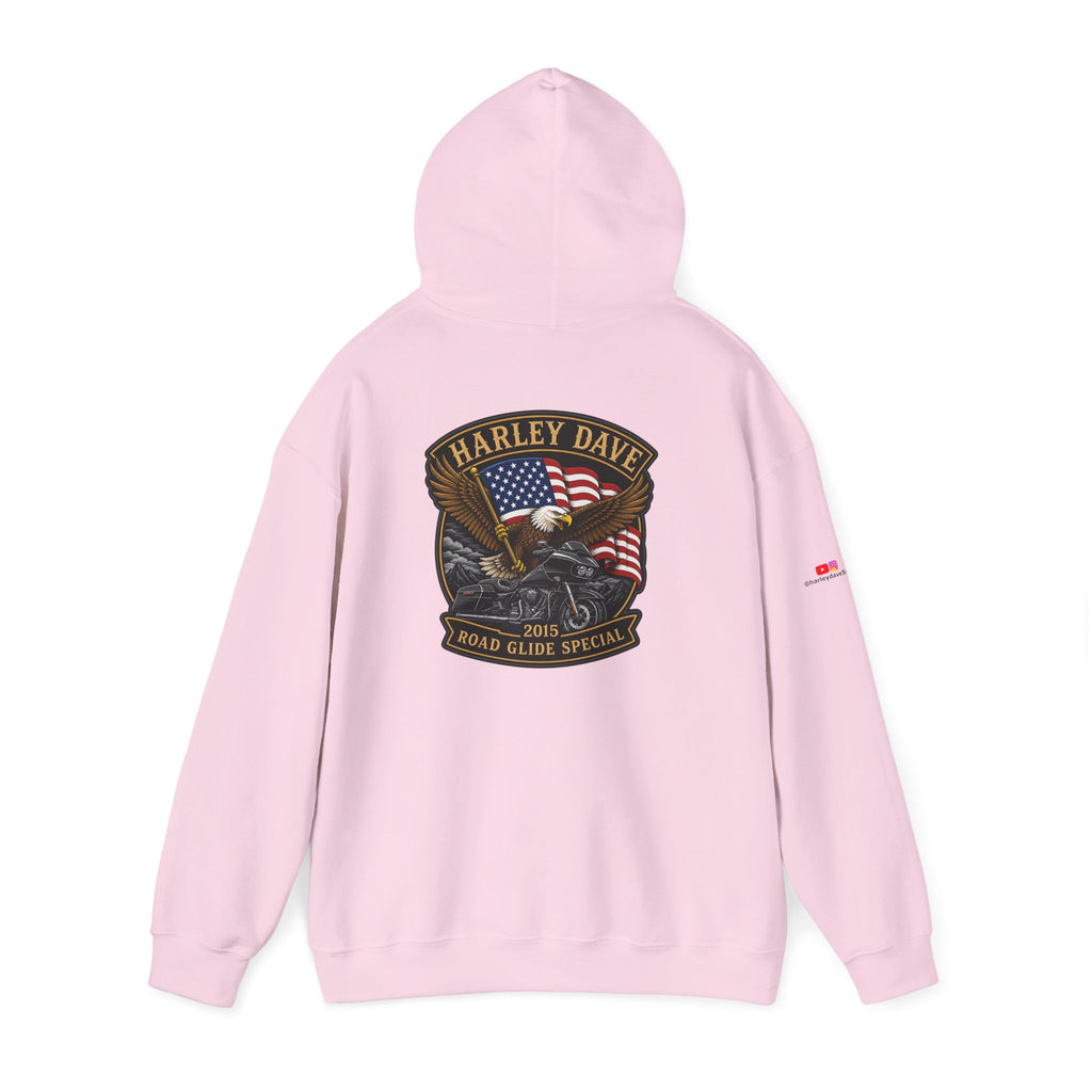 "Harley Dave 2015 Road Glide Special American Eagle" Hoodie