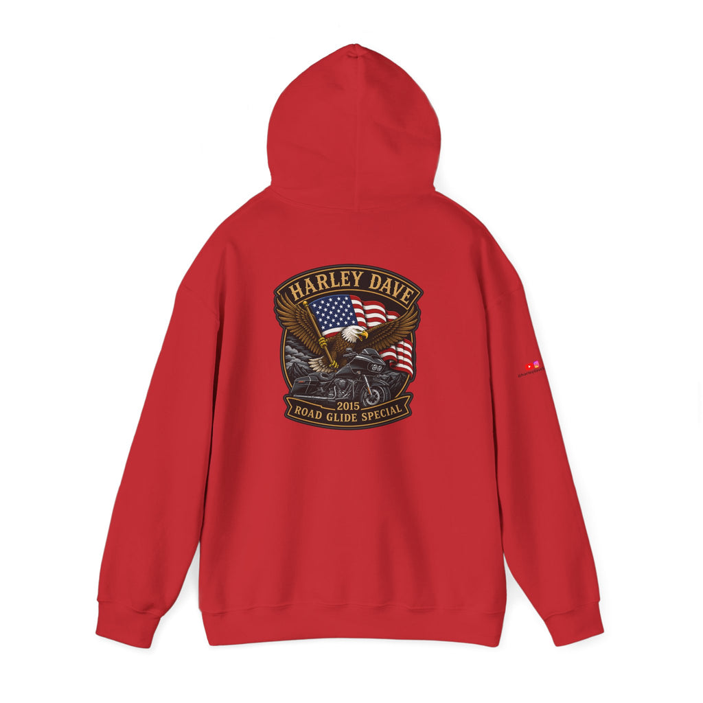 "Harley Dave 2015 Road Glide Special American Eagle" Hoodie