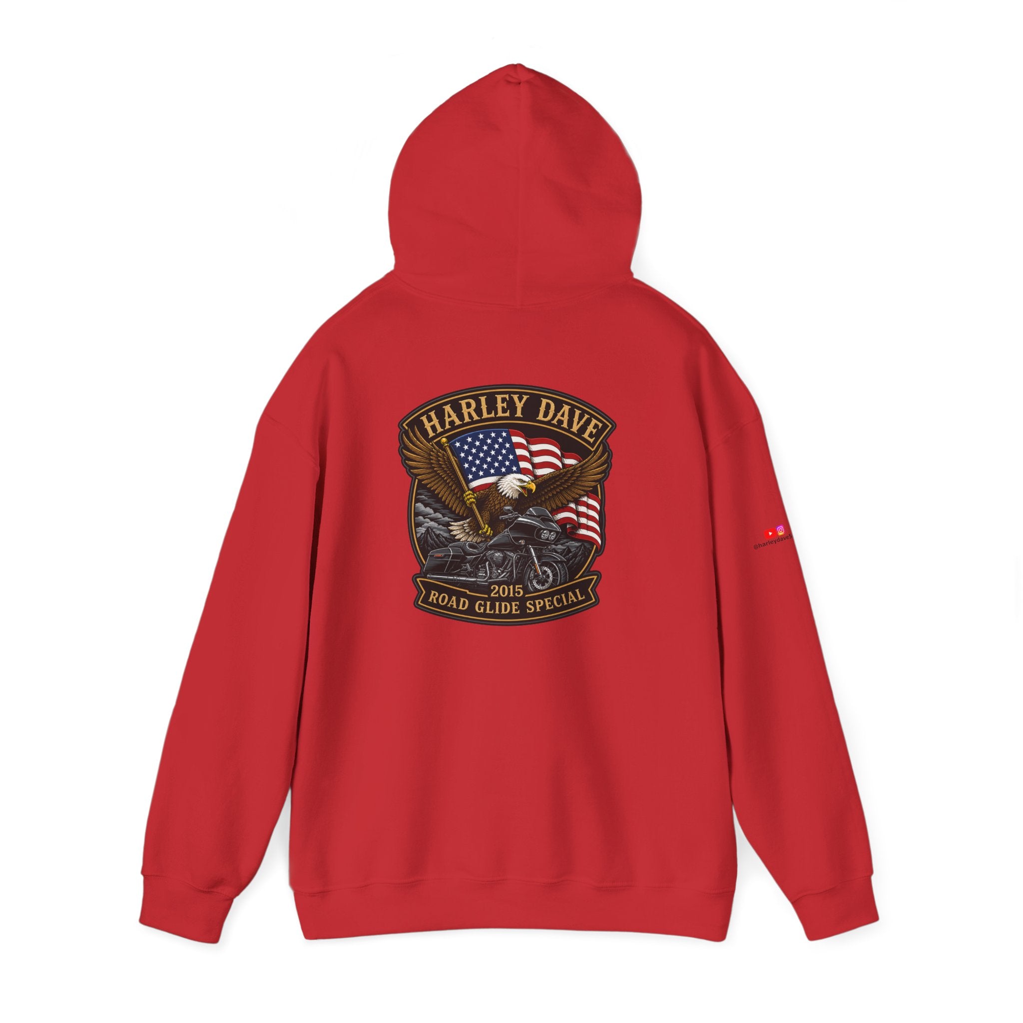 "Harley Dave 2015 Road Glide Special American Eagle" Hoodie