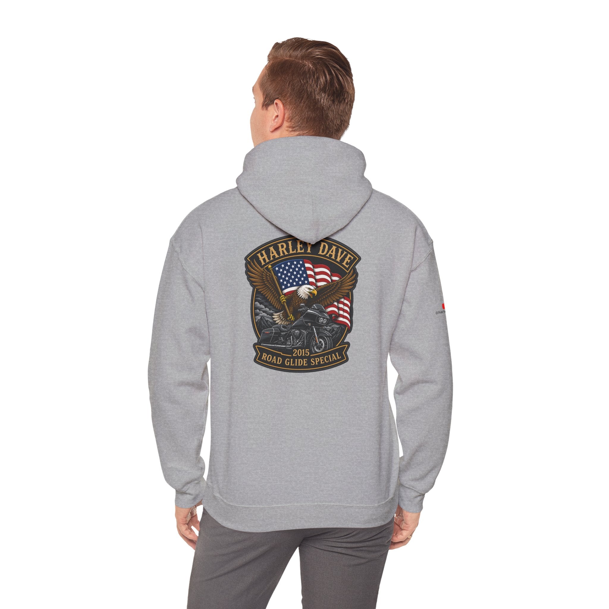 "Harley Dave 2015 Road Glide Special American Eagle" Hoodie