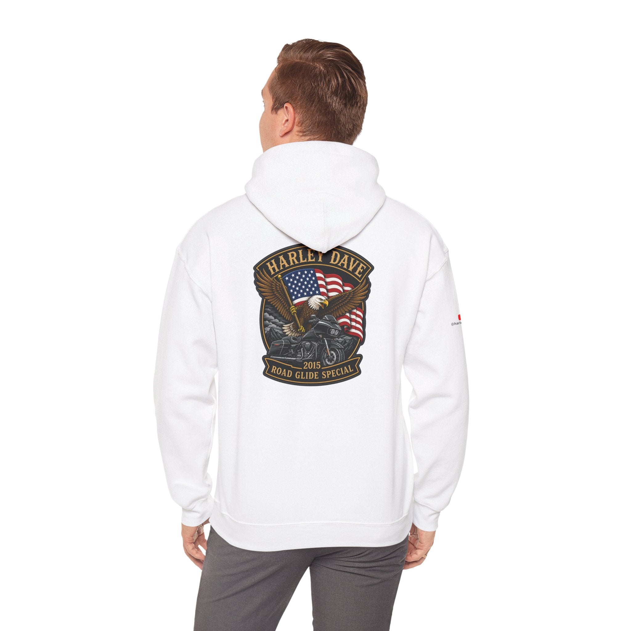 "Harley Dave 2015 Road Glide Special American Eagle" Hoodie