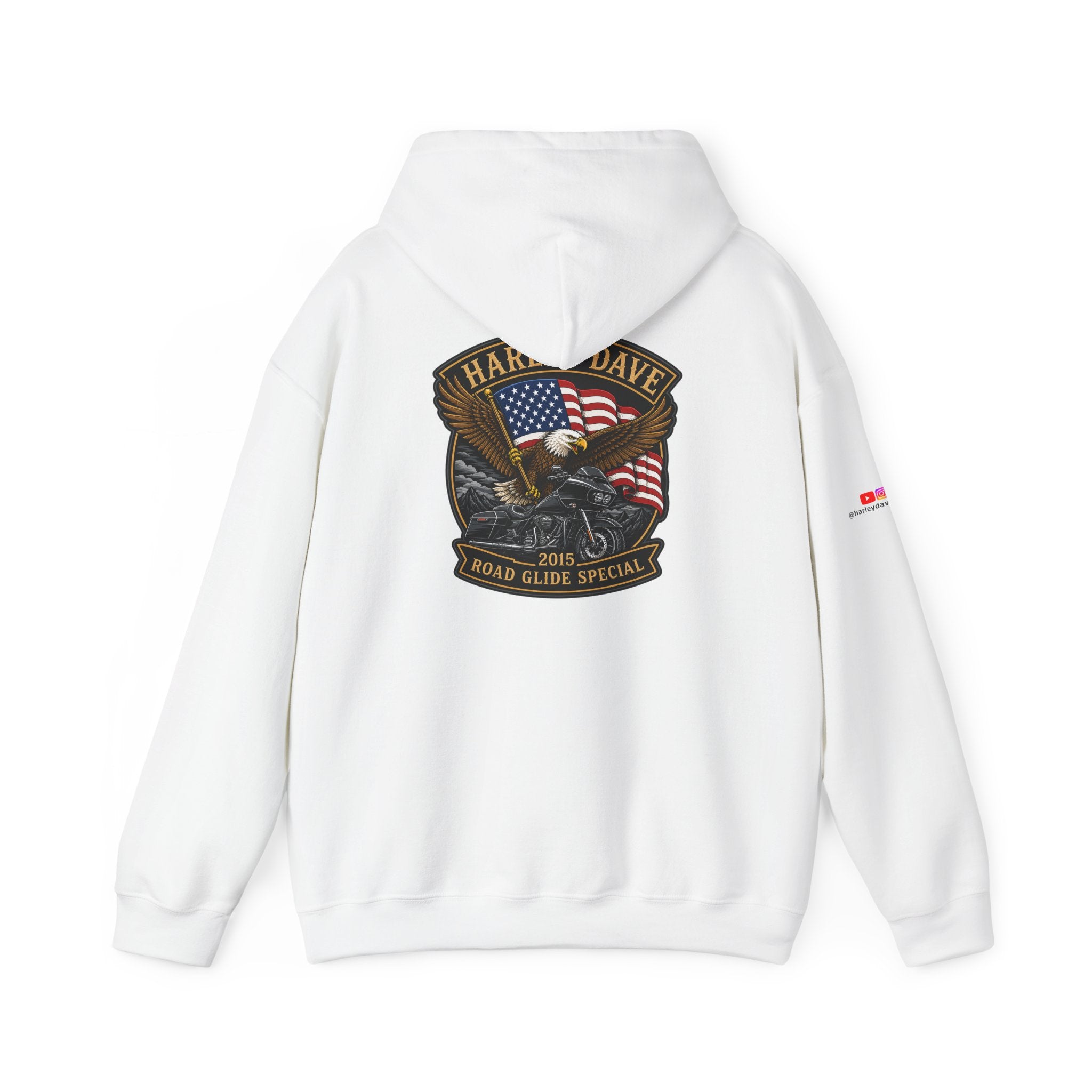 "Harley Dave 2015 Road Glide Special American Eagle" Hoodie