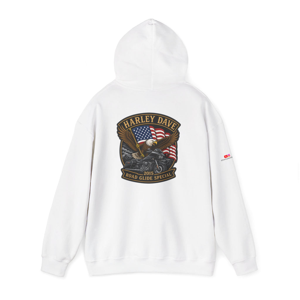 "Harley Dave 2015 Road Glide Special American Eagle" Hoodie