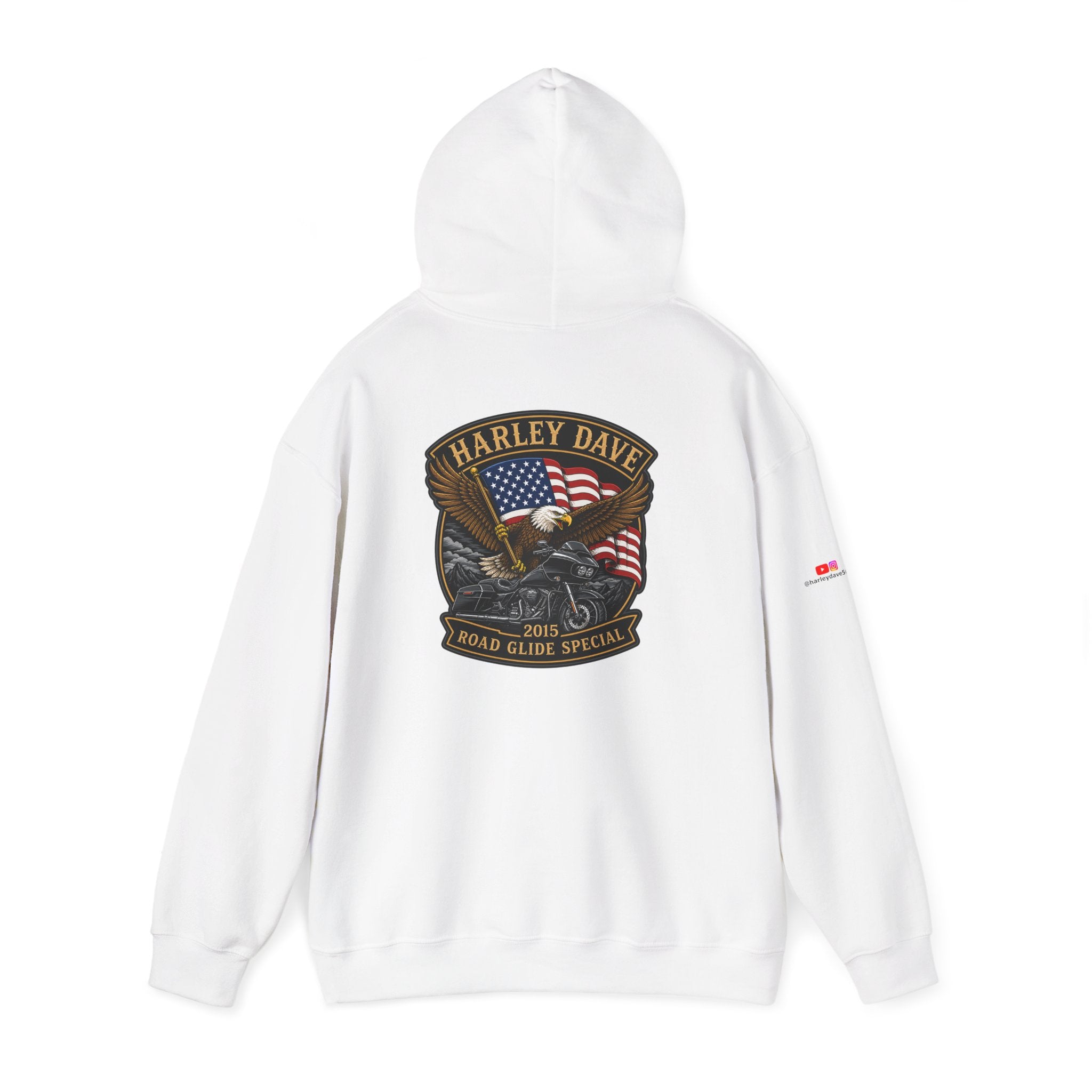 "Harley Dave 2015 Road Glide Special American Eagle" Hoodie