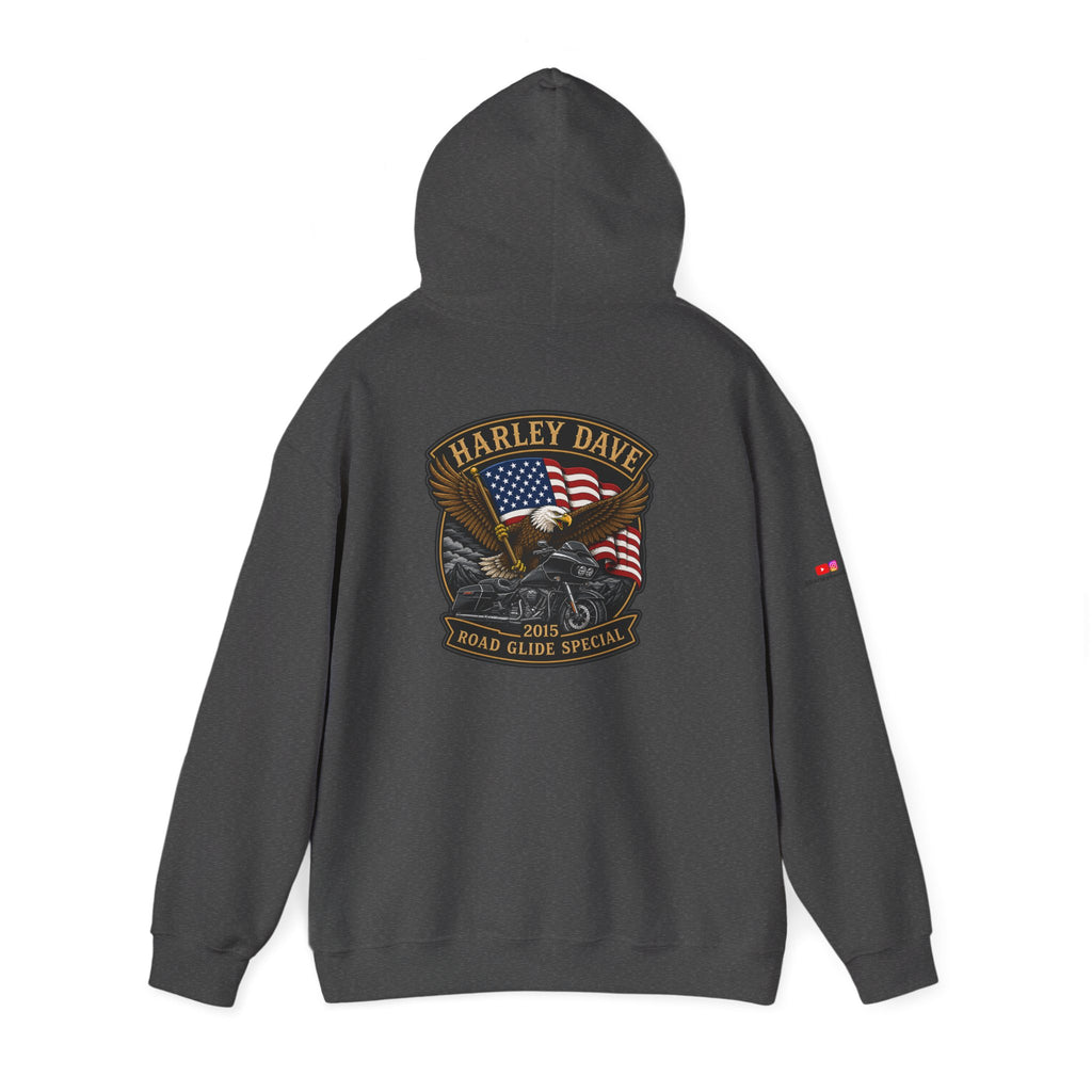 "Harley Dave 2015 Road Glide Special American Eagle" Hoodie