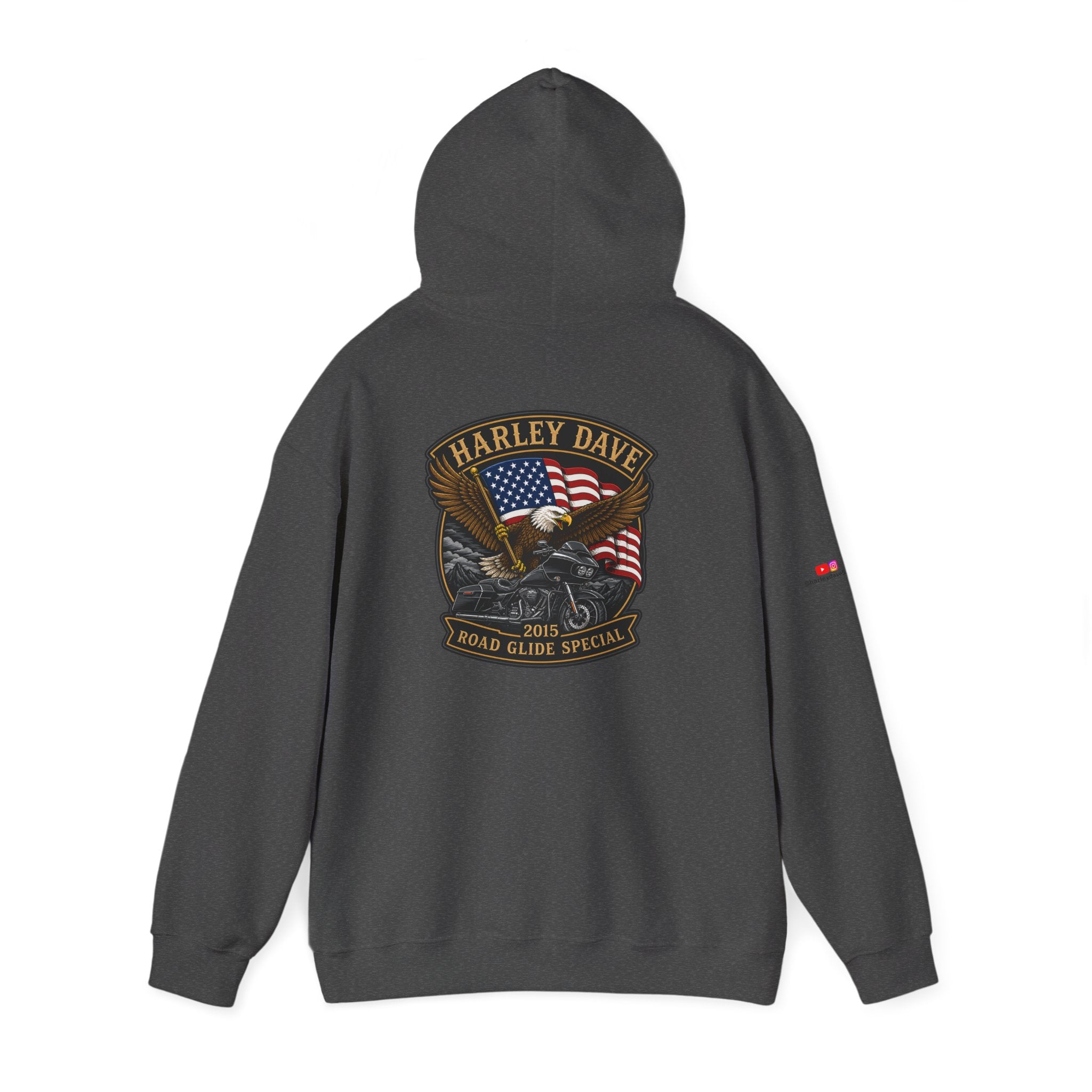 "Harley Dave 2015 Road Glide Special American Eagle" Hoodie