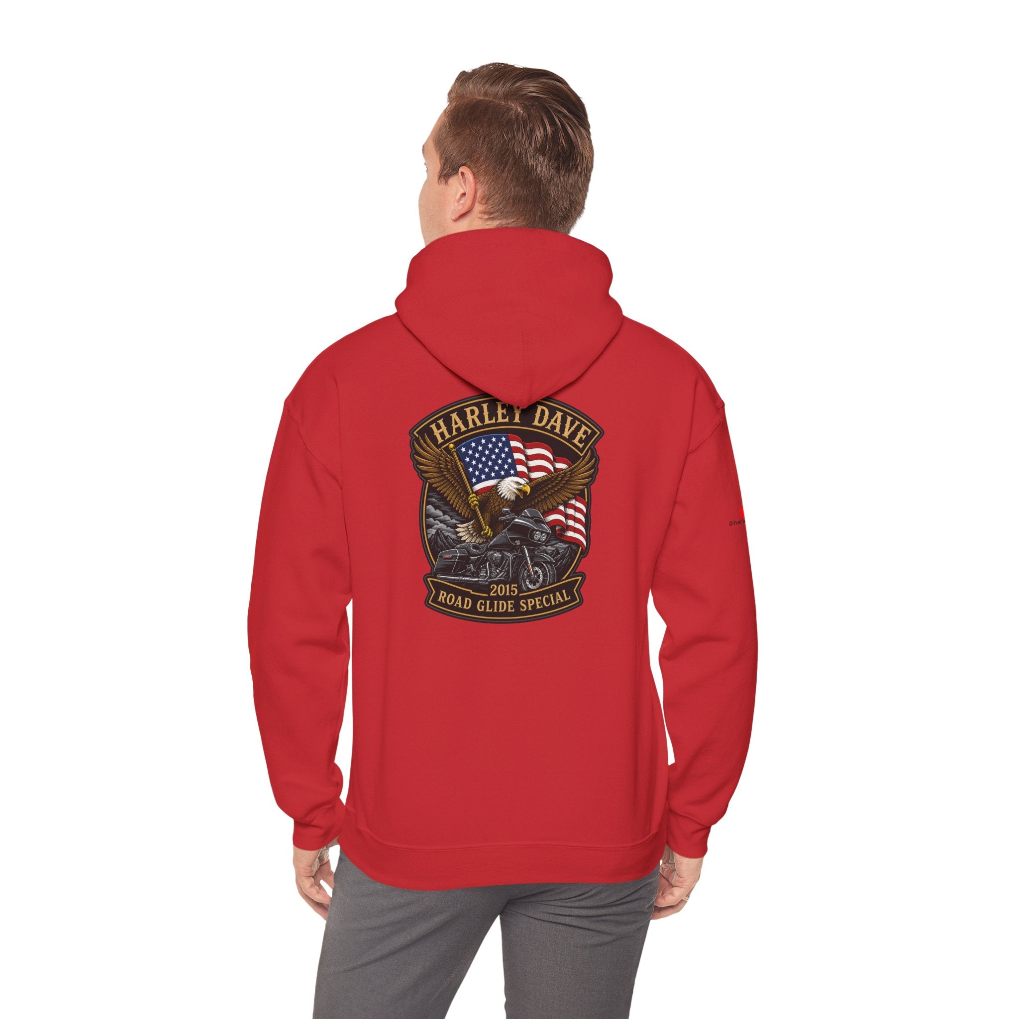 "Harley Dave 2015 Road Glide Special American Eagle" Hoodie